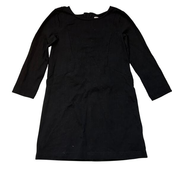Old Navy Other - Old Navy Girls Black Long Sleeve Dress Gold Zip Size S (6-7)